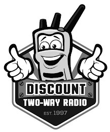 DISCOUNT TWO-WAY RADIO EST. 1997 logo