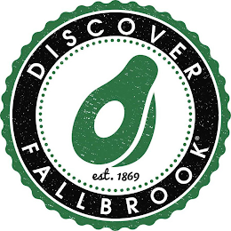 DISCOVER FALLBROOK EST. 1869 logo