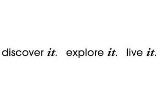 DISCOVER IT. EXPLORE IT. LIVE IT. logo