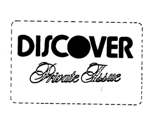 DISCOVER PRIVATE ISSUE logo