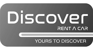 DISCOVER RENT A CAR YOURS TO DISCOVER logo