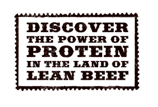 DISCOVER THE POWER OF PROTEIN IN THE LAND OF LEAN BEEF logo