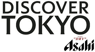 DISCOVER TOKYO SUPER "DRY" ASAHI" logo