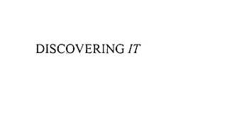 DISCOVERING IT logo