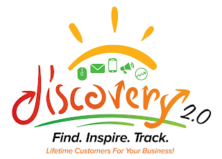 DISCOVERY 2.0 FIND. INSPIRE. TRACK. LIFETIME CUSTOMERS FOR YOUR BUSINESS! logo