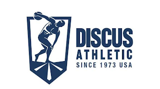 DISCUS ATHLETIC SINCE 1973 USA logo