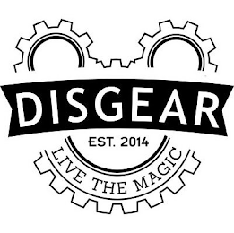 DISGEAR EST. 2014 LIVE THE MAGIC logo