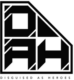 DISGUISED AS HEROES DAH logo