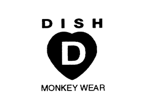 DISH D MONKEY WEAR logo