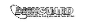 DISHGUARD PROTECTS IN THE SNOW, WIND, RAIN OR SUN logo