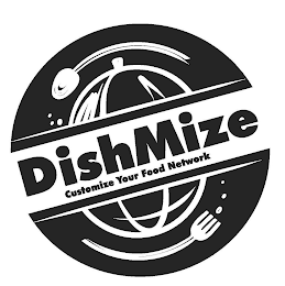 DISHMIZE CUSTOMIZE YOUR FOOD NETWORK logo