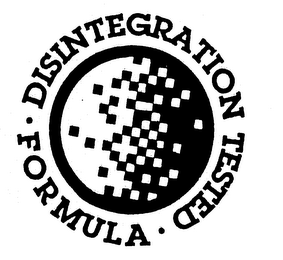 DISINTEGRATION TESTED FORMULA logo