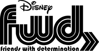DISNEY FWD FRIENDS WITH DETERMINATION logo