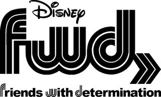 DISNEY FWD FRIENDS WITH DETERMINATION logo