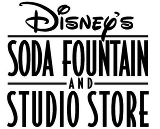 DISNEY'S SODA FOUNTAIN AND STUDIO STORE logo