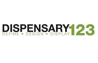 DISPENSARY 123 DEFINE · DESIGN · DISPLAY logo