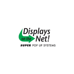 DISPLAYS ON THE NET! SUPER POP UP SYSTEMS logo