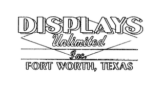DISPLAYS UNLIMITED INC. FORT WORTH, TEXAS logo
