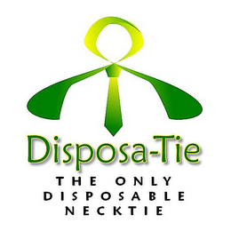 DISPOSA-TIE THE ONLY DISPOSABLE NECKTIE logo
