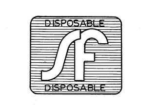 DISPOSABLE SF DISPOSABLE logo
