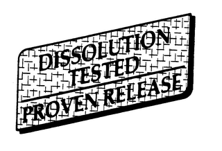DISSOLUTION TESTED PROVEN RELEASE logo