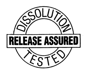 DISSOLUTION TESTED RELEASE ASSURED logo
