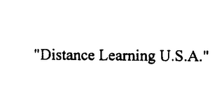 "DISTANCE LEARNING U.S.A." logo