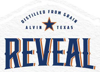 DISTILLED FROM GRAIN ALVIN TEXAS REVEAL logo