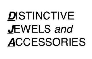 DISTINCTIVE JEWELS AND ACCESSORIES logo