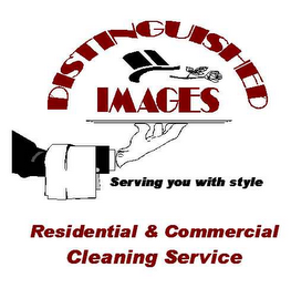 DISTINGUISHED IMAGES SERVING YOU WITH STYLE RESIDENTIAL & COMMERCIAL CLEANING SERVICE logo