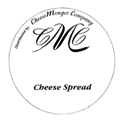 DISTRIBUTED BY: CHEESE MONGER COMPANY CMC CHEESE SPREAD logo