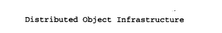 DISTRIBUTED OBJECT INFRASTRUCTURE logo