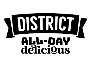 DISTRICT ALL-DAY DELICIOUS logo