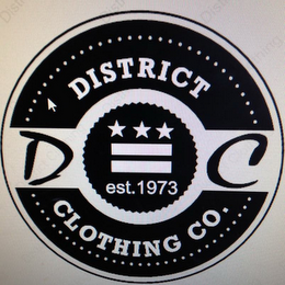 DISTRICT CLOTHING DC EST. 1973 logo