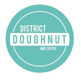 DISTRICT DOUGHNUT AND COFFEE logo