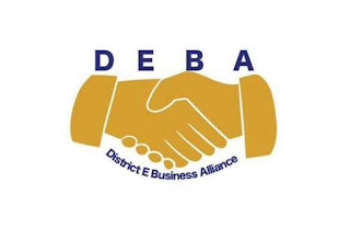 DISTRICT E BUSINESS ALLIANCE DEBA logo