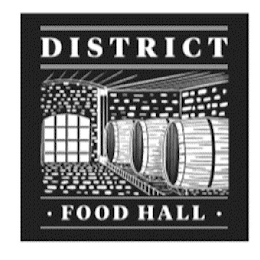 DISTRICT · FOOD HALL · logo