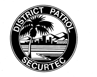 DISTRICT PATROL SECURTEC logo