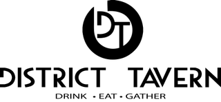 DISTRICT TAVERN DRINK · EAT · GATHER logo
