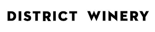 DISTRICT WINERY logo