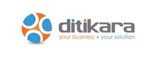 DITIKARA YOUR BUSINESS + YOUR SOLUTION logo
