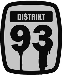 DI$TRIKT 93 logo