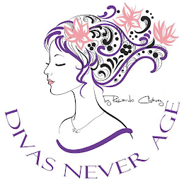 DIVAS NEVER AGE BY RICARDO CHAVEZ RC logo