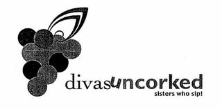 DIVAS UNCORKED SISTERS WHO SIP! logo