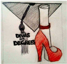 DIVAS WITH DEGREES logo