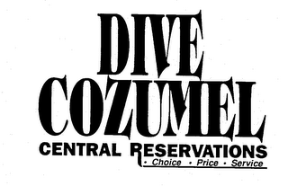 DIVE COZUMEL CENTRAL RESERVATIONS CHOICE-PRICE-SERVICE