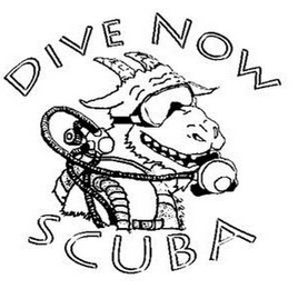 DIVE NOW SCUBA logo