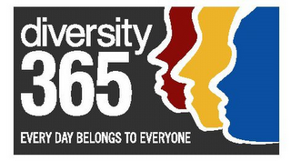 DIVERSITY 365 EVERY DAY BELONGS TO EVERYONE logo