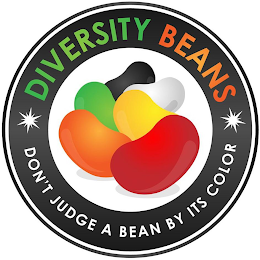 DIVERSITY BEANS DON'T JUDGE A BEAN BY ITS COLOR logo