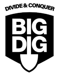 DIVIDE & CONQUER BIG DIG logo